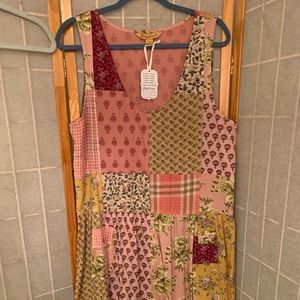 April Cornell multi patterned, sundress, size small